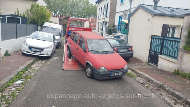 Remorquage voiture à Argeles-sur-Mer